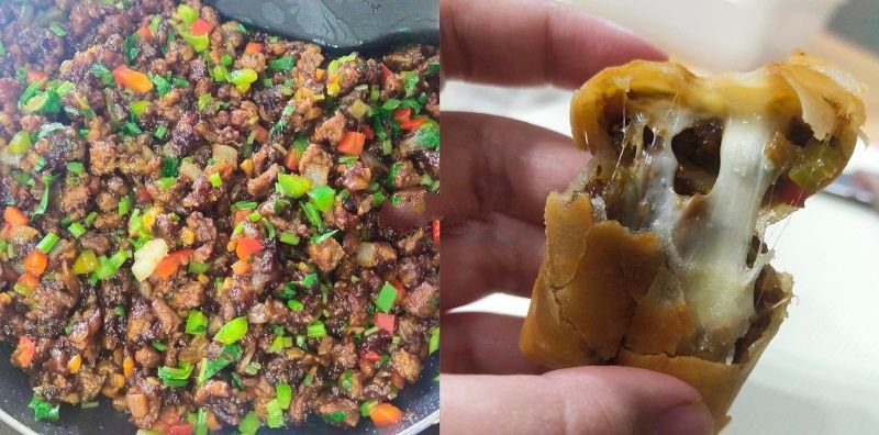 resepi-popia-daging-karamel